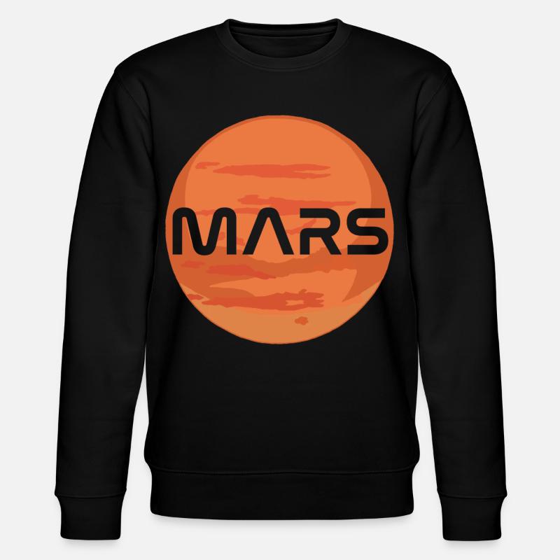 Planet Mars - Stanley/Stella Unisex Bio-Sweatshirt CHANGER  - Schwarz