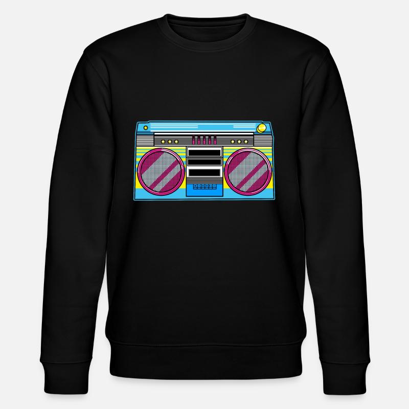 Ghettoblaster - Stanley/Stella Unisex Bio-Sweatshirt CHANGER  - Schwarz