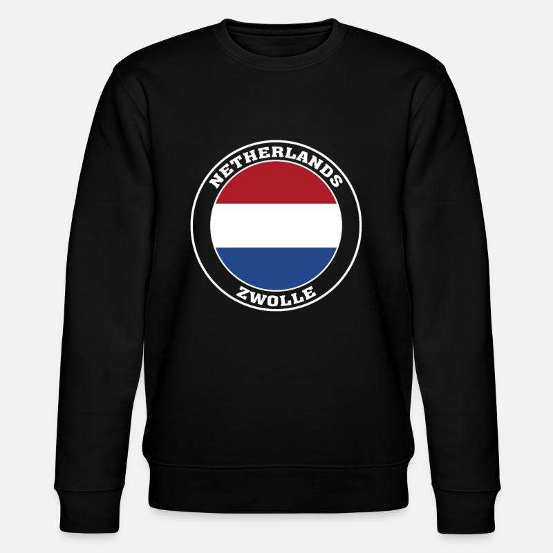 Drapeau Zwolle Pays-Bas Zwolle Hollande - Sweat bio CHANGER Stanley/Stella Unisexe - noir