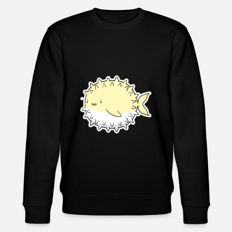 Pufferfisch - Stanley/Stella Unisex Bio-Sweatshirt CHANGER  - Schwarz