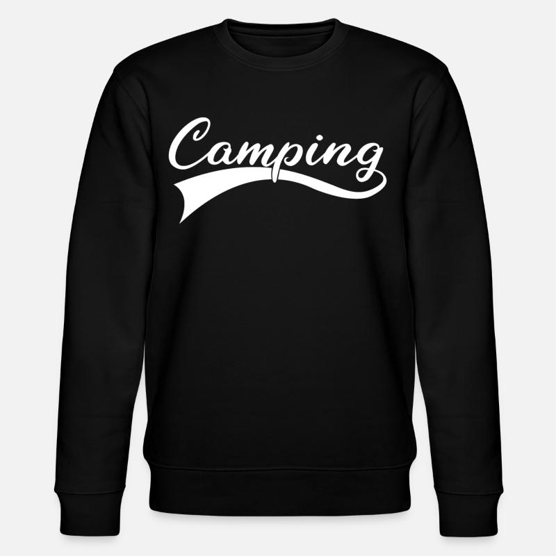 Lettrage Camping d’aventure - Sweat bio CHANGER Stanley/Stella Unisexe - noir