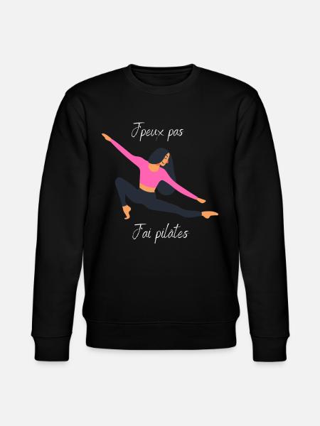 J'peux pas j'ai pilâtes - Sweat bio CHANGER Stanley/Stella Unisexe - noir