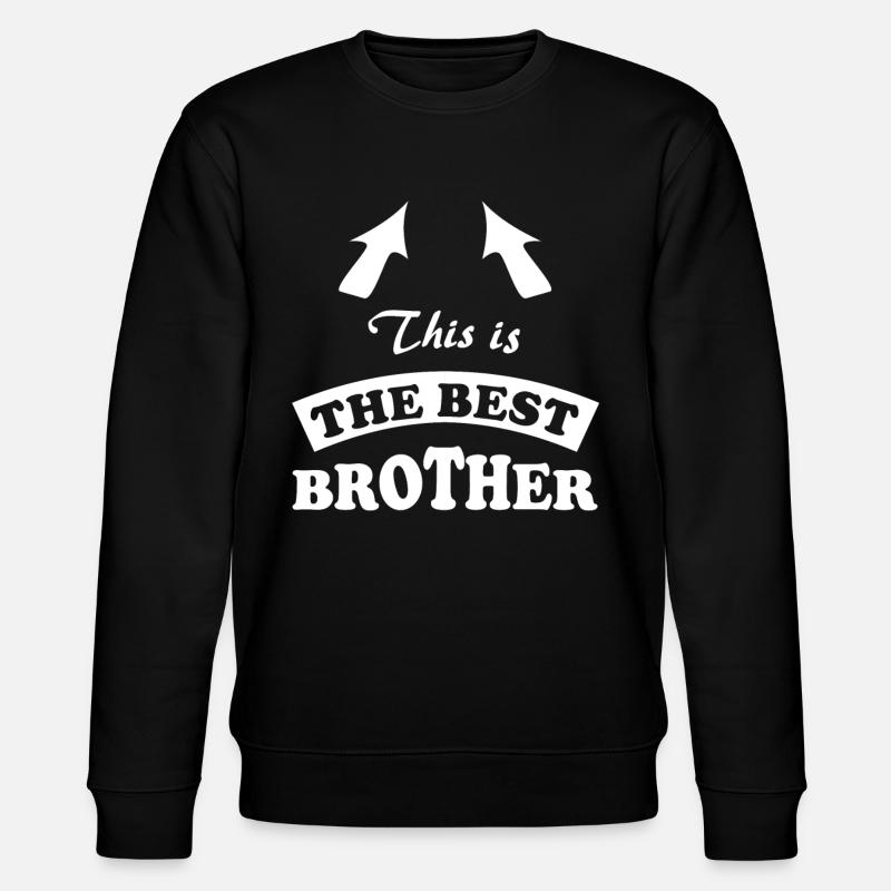 Bester Bruder - Stanley/Stella Unisex Bio-Sweatshirt CHANGER  - Schwarz