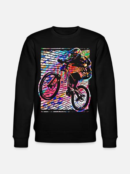 Mountain bike | Mountain bikers | Mountain biking | MTB - Stanley/Stella CHANGER Unisex Organic Sweatshirt - black