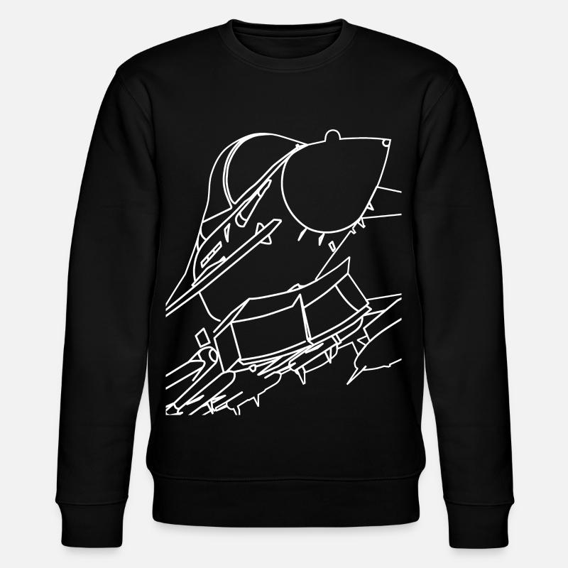 Eurofighter Typhoon | Düsenjäger-| Kampfflugzeug - Stanley/Stella Unisex Bio-Sweatshirt CHANGER  - Schwarz
