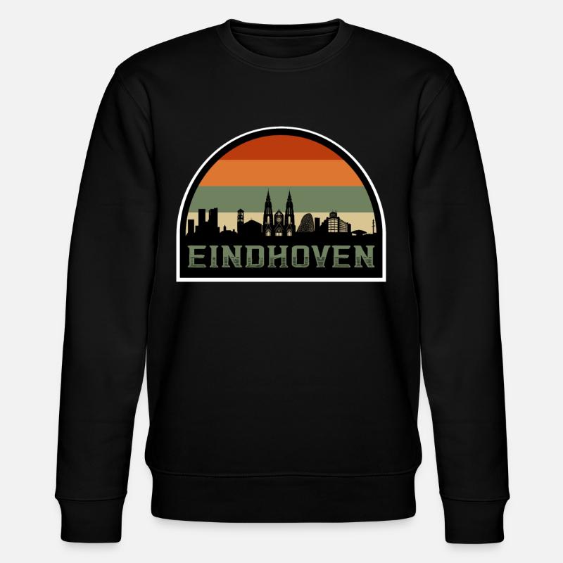 Eindhoven Pays-Bas Skyline Souvenir Drapeau Hollandais - Sweat bio CHANGER Stanley/Stella Unisexe - noir