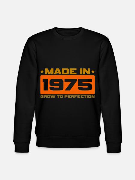 Made in 1975 - Stanley/Stella CHANGER Unisex Organic Sweatshirt - black