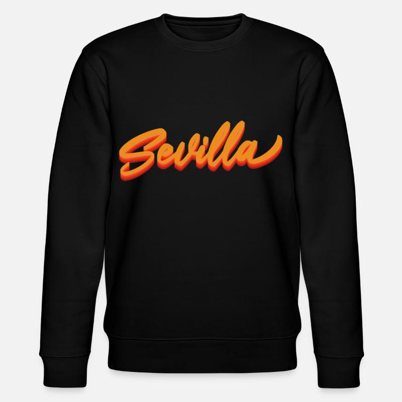 Sevilla Gradient Script Logo - Sweat bio CHANGER Stanley/Stella Unisexe - noir