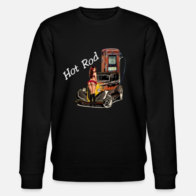 Hot Rod Glam Auto Print - Sweat bio CHANGER Stanley/Stella Unisexe - noir
