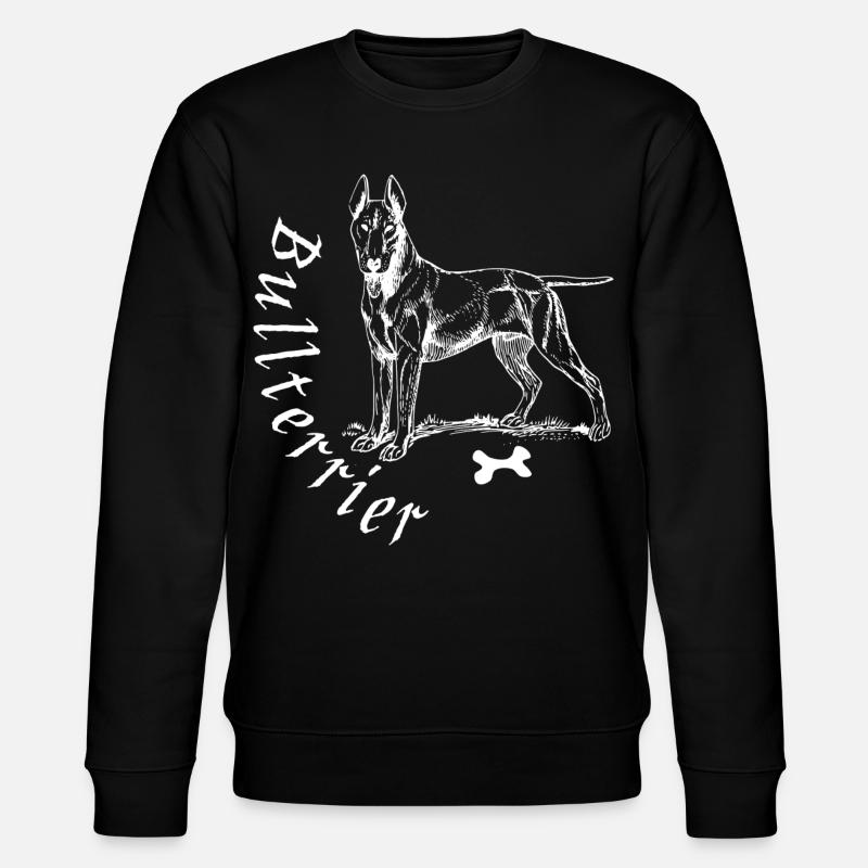 Bullterrier - Stanley/Stella Unisex Bio-Sweatshirt CHANGER  - Schwarz