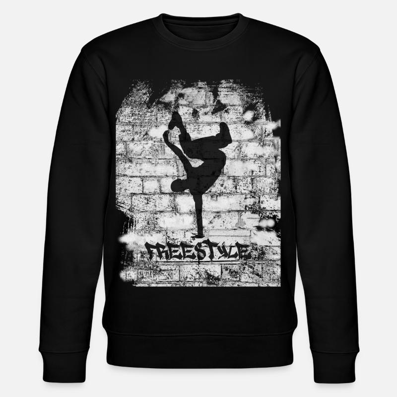 Freistil - Stanley/Stella Unisex Bio-Sweatshirt CHANGER  - Schwarz