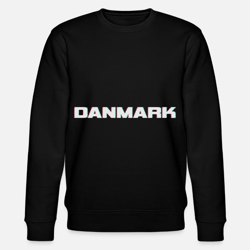 Denmark Dänemark - Stanley/Stella Unisex Bio-Sweatshirt CHANGER - Schwarz