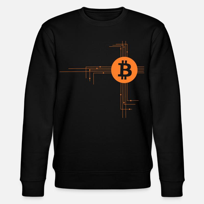 Bitcoin - Stanley/Stella Unisex Bio-Sweatshirt CHANGER  - Schwarz