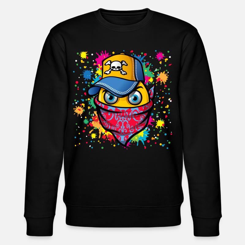 Masque et graffitis - Sweat bio CHANGER Stanley/Stella Unisexe - noir