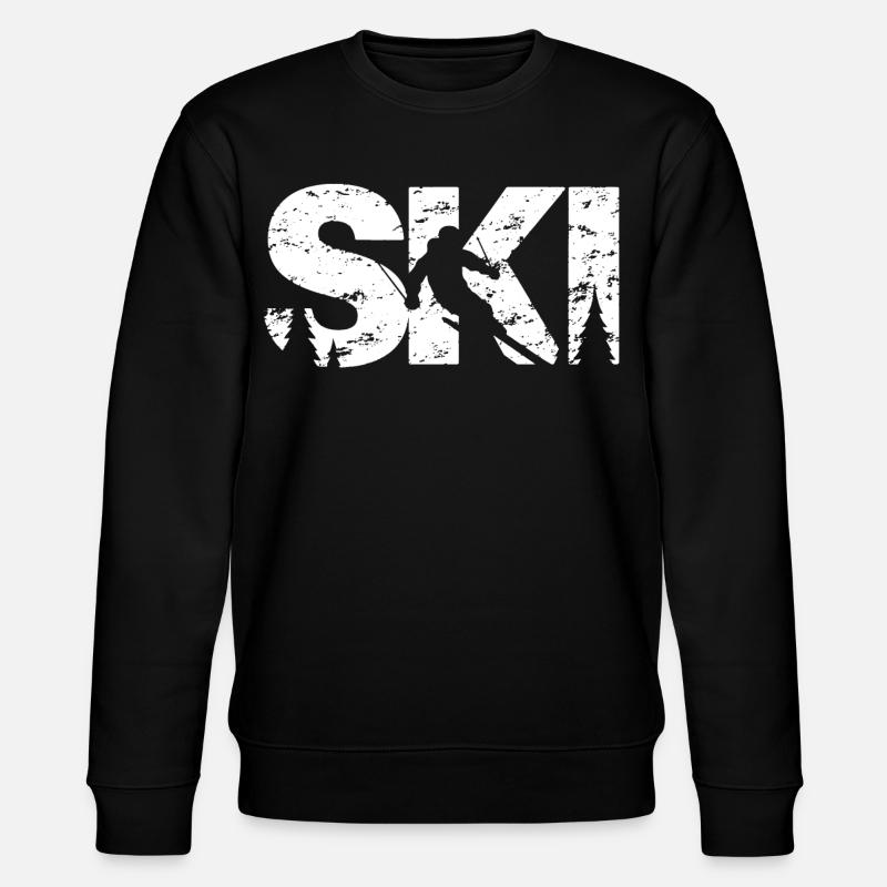 Ski - Stanley/Stella Unisex Bio-Sweatshirt CHANGER  - Schwarz