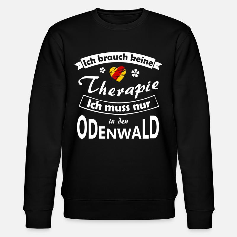 Odenwald Therapie - Stanley/Stella Unisex Bio-Sweatshirt CHANGER  - Schwarz