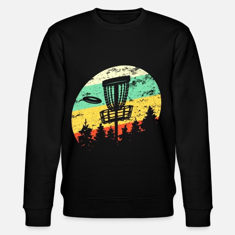 frisbeegolf geschenk - Stanley/Stella Unisex Bio-Sweatshirt CHANGER  - Schwarz