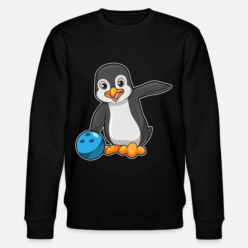 Penguin Bowling Boule de bowling - Sweat bio CHANGER Stanley/Stella Unisexe - noir