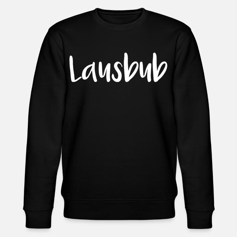 Lausbub - Stanley/Stella Unisex Bio-Sweatshirt CHANGER  - Schwarz