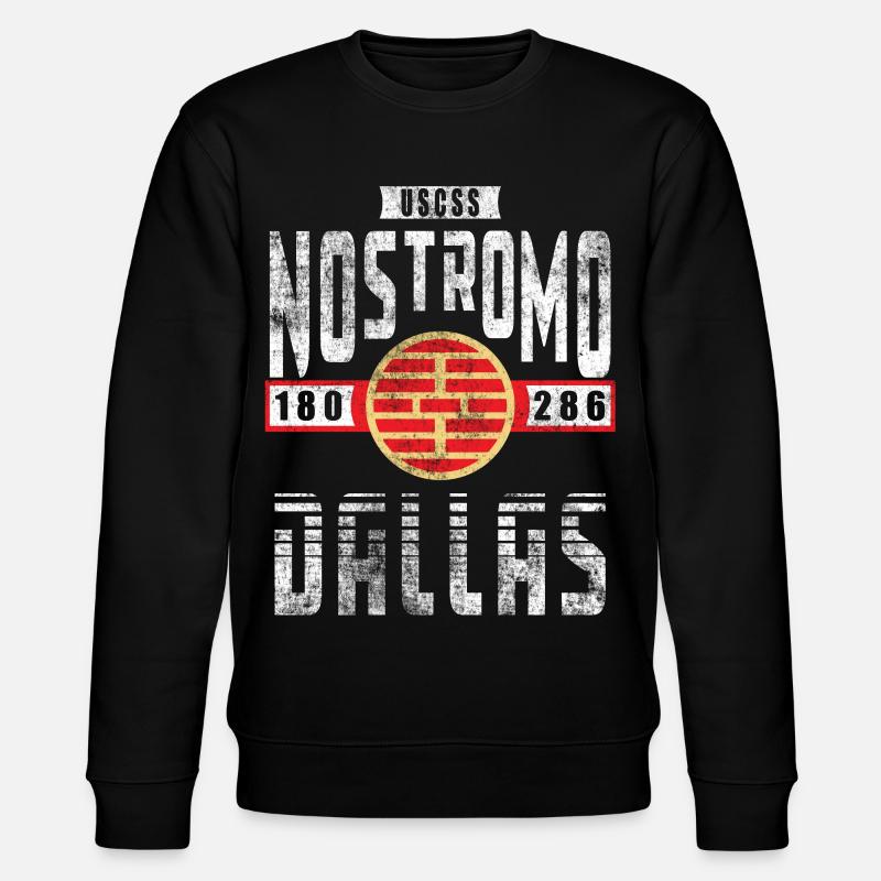 Alien Nostromo grade d'équipage Dallas - Sweat bio CHANGER Stanley/Stella Unisexe - noir