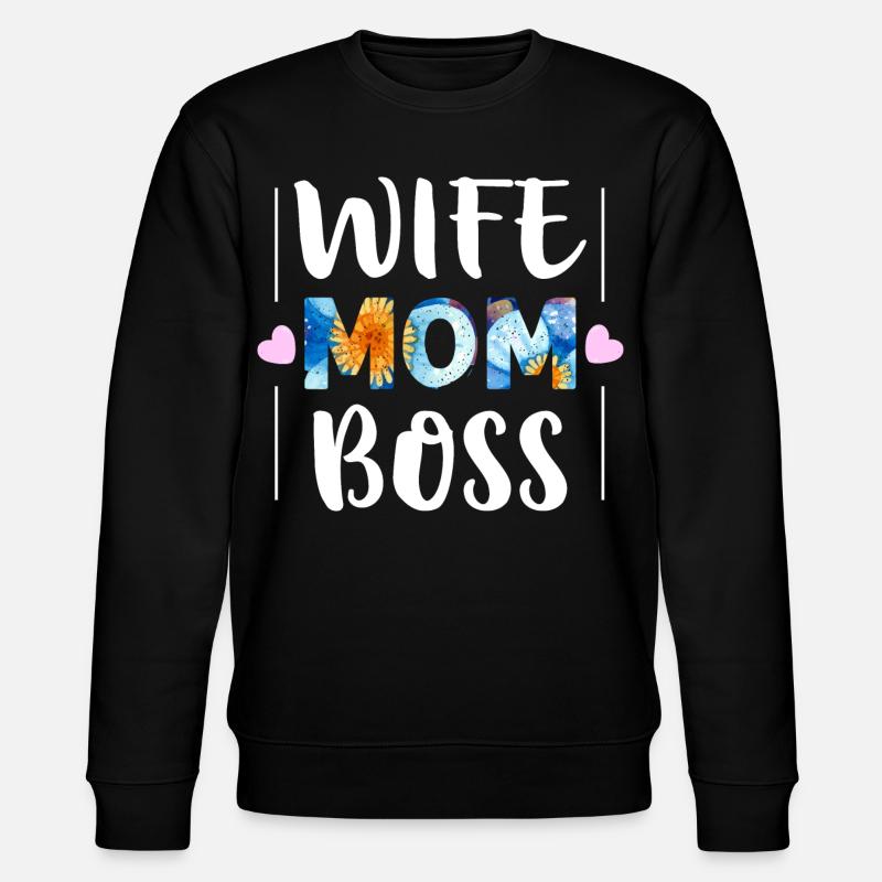 Mama - Stanley/Stella Unisex Bio-Sweatshirt CHANGER  - Schwarz