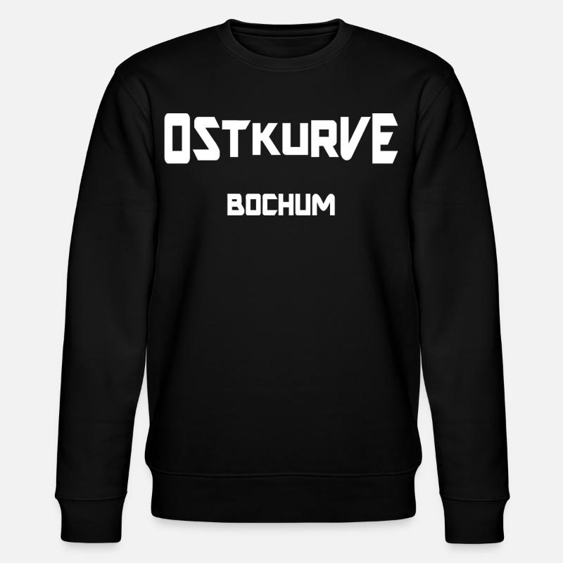 Ostkurve Bochum - Stanley/Stella Unisex Bio-Sweatshirt CHANGER  - Schwarz