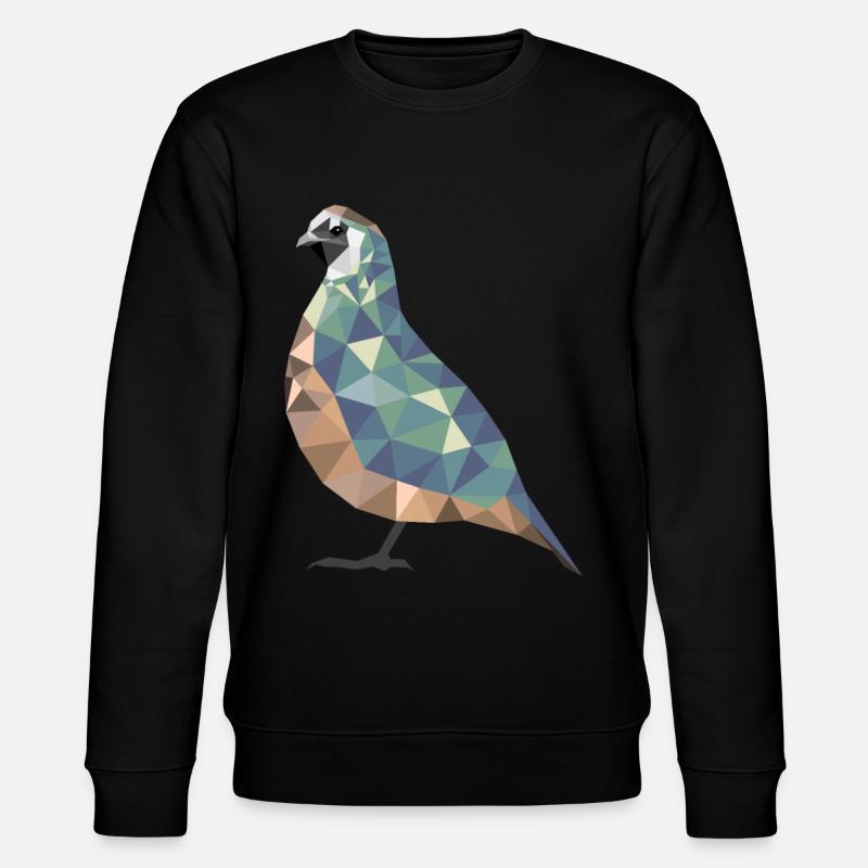 Polygone cailles cailles cailles cailles cadeau - Sweat bio CHANGER Stanley/Stella Unisexe - noir