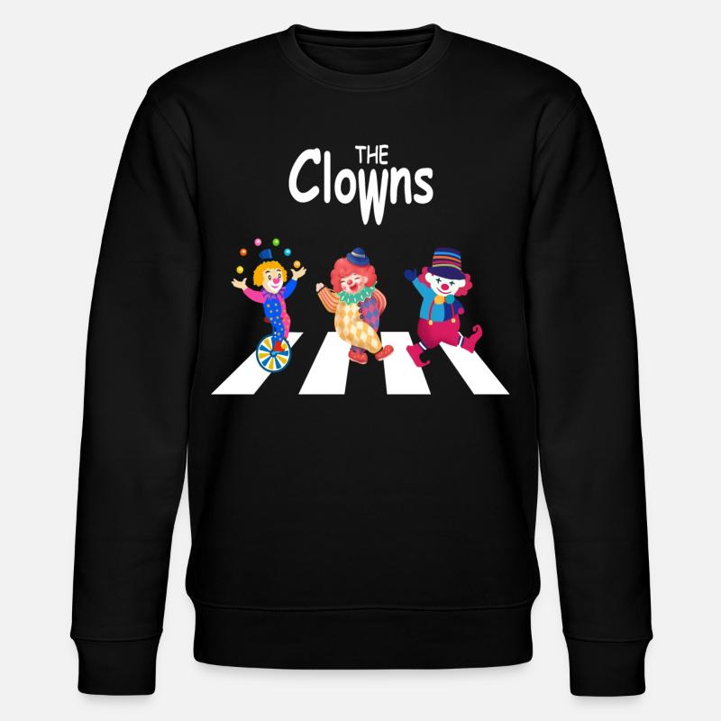 Die Clowns - Stanley/Stella Unisex Bio-Sweatshirt CHANGER - Schwarz