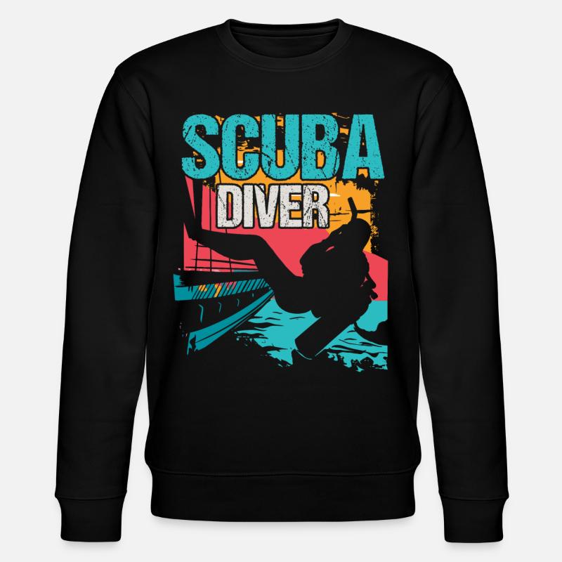Plongée Scuba Plongée - Sweat bio CHANGER Stanley/Stella Unisexe - noir