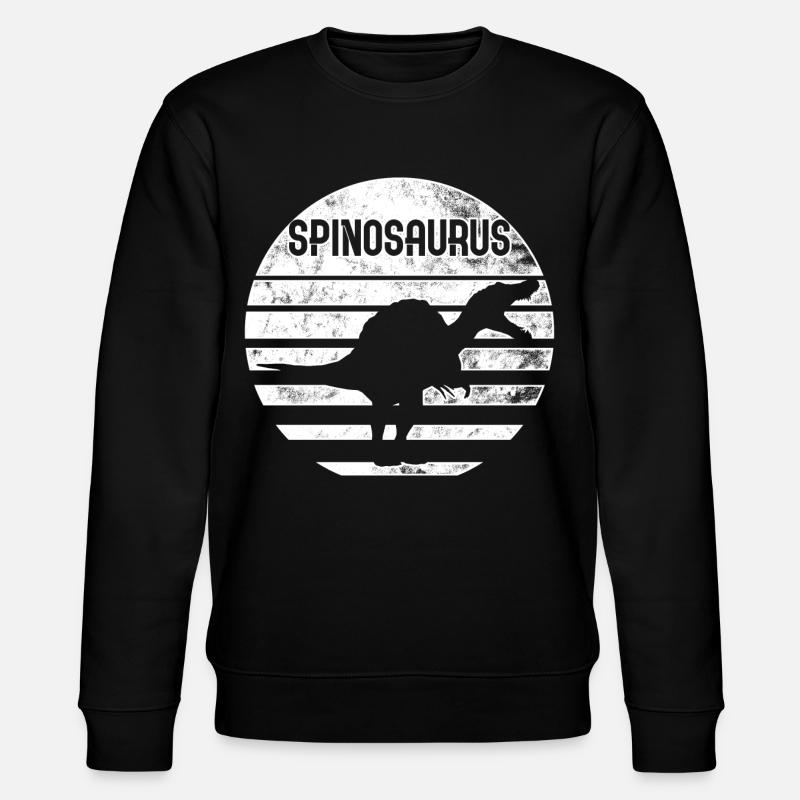 SPINOSAURUS - Stanley/Stella Unisex Bio-Sweatshirt CHANGER  - Schwarz