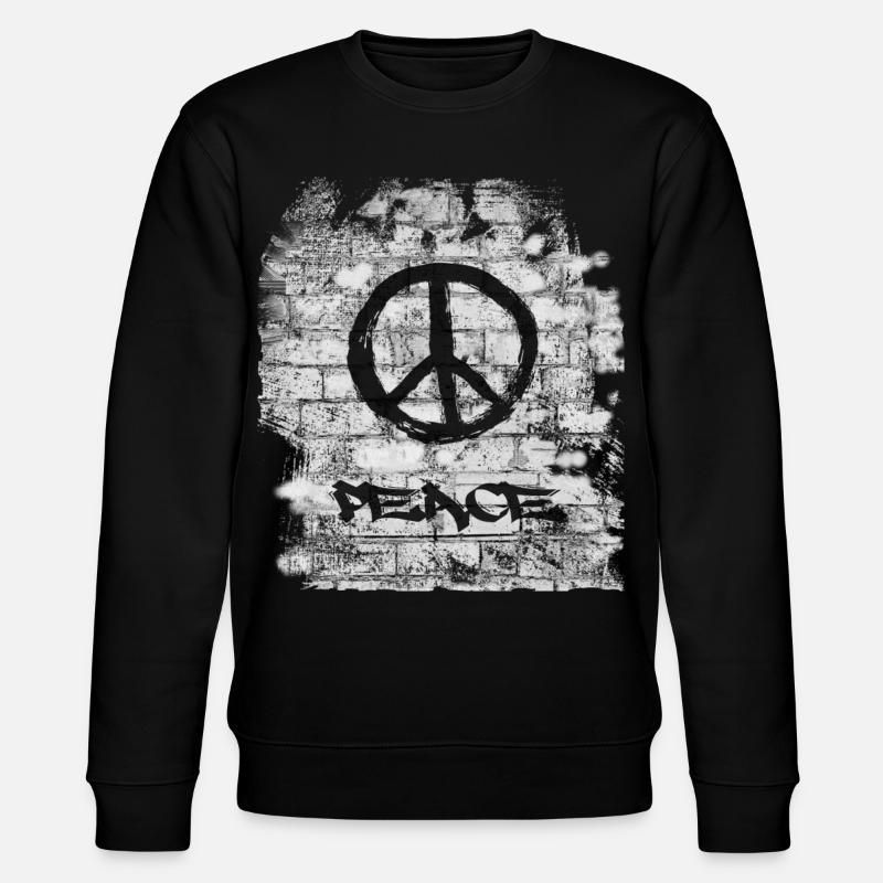 Peace - Sweat bio CHANGER Stanley/Stella Unisexe - noir