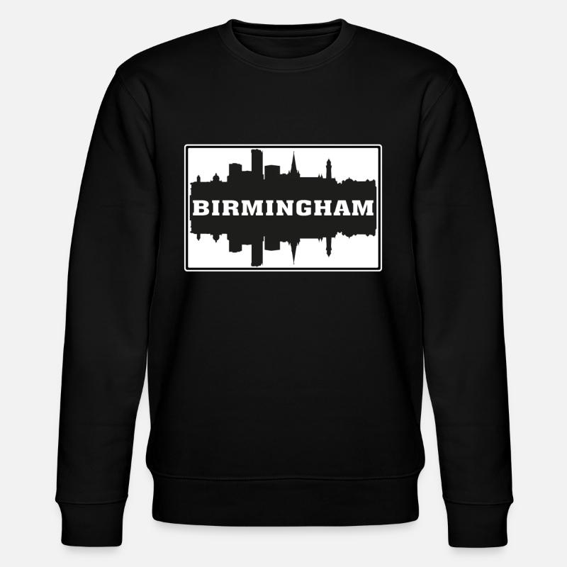 Birmingham Angleterre Voyage Souvenir Skyline Silhoue - Sweat bio CHANGER Stanley/Stella Unisexe - noir