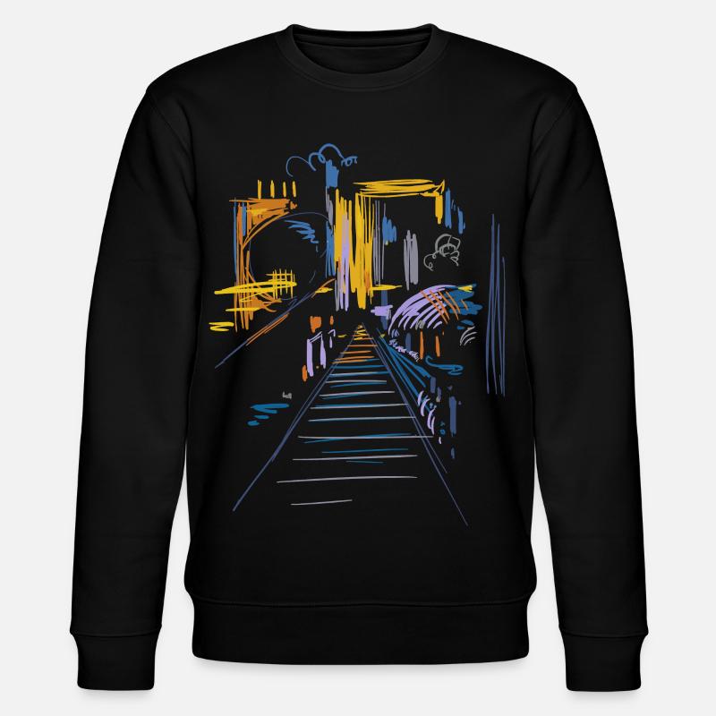 Architecture Abstraite - Sweat bio CHANGER Stanley/Stella Unisexe - noir