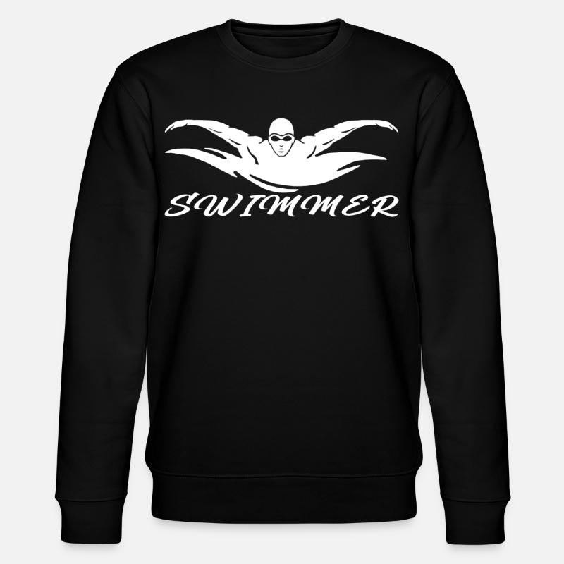 Swimmer - Stanley/Stella CHANGER Unisex Organic Sweatshirt - black