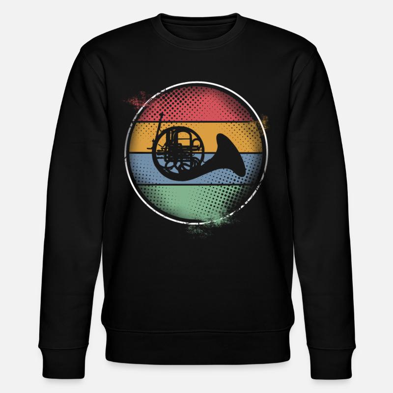 Waldhorn - Stanley/Stella Unisex Bio-Sweatshirt CHANGER  - Schwarz