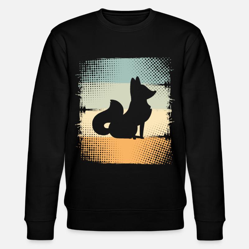 Fuchs - Stanley/Stella Unisex Bio-Sweatshirt CHANGER  - Schwarz