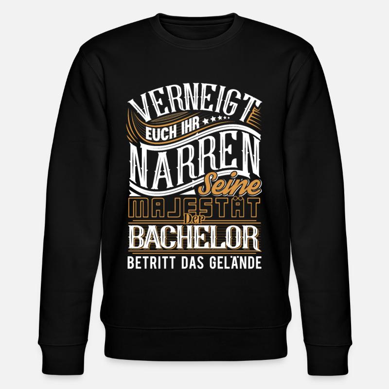 Bachelor - Stanley/Stella Unisex Bio-Sweatshirt CHANGER  - Schwarz