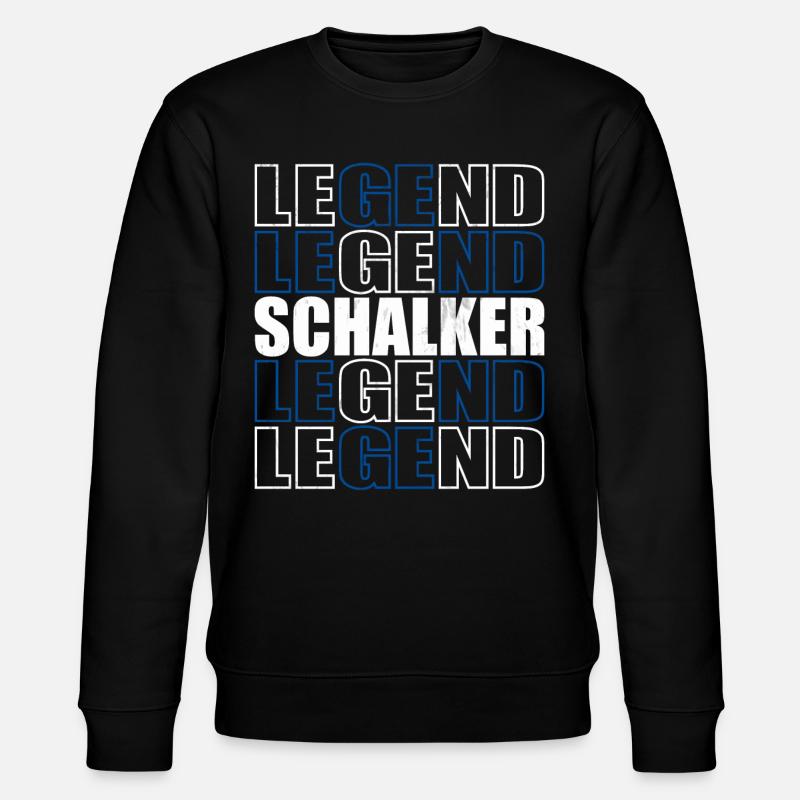 Schalker Legend | Gelsenkirchen Schalke Geschenk - Stanley/Stella Unisex Bio-Sweatshirt CHANGER - Schwarz