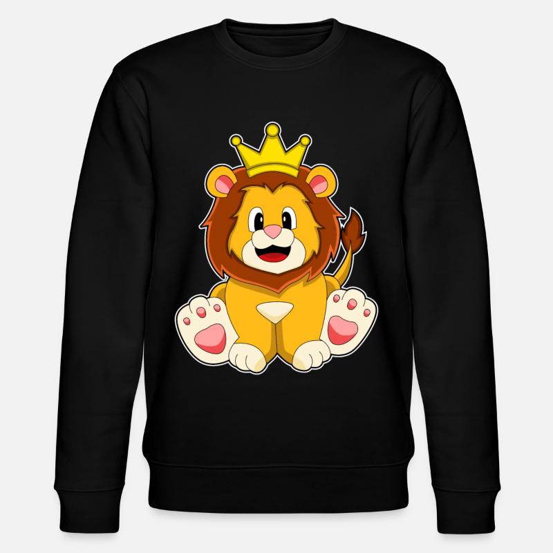 Löwe Krone - Stanley/Stella Unisex Bio-Sweatshirt CHANGER - Schwarz