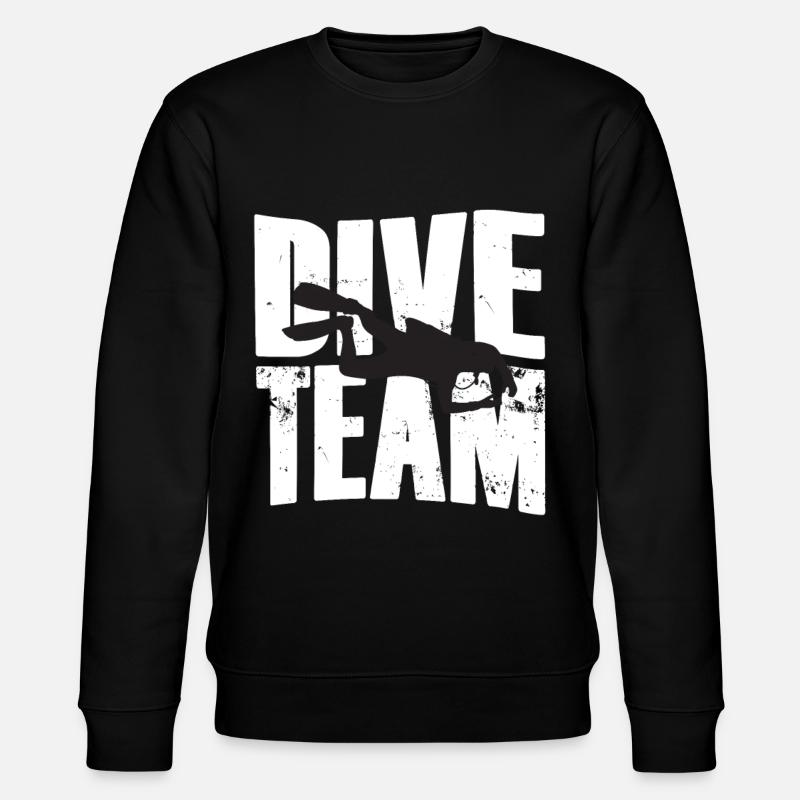 Équipe de plongée Diver Silhouette - Sweat bio CHANGER Stanley/Stella Unisexe - noir