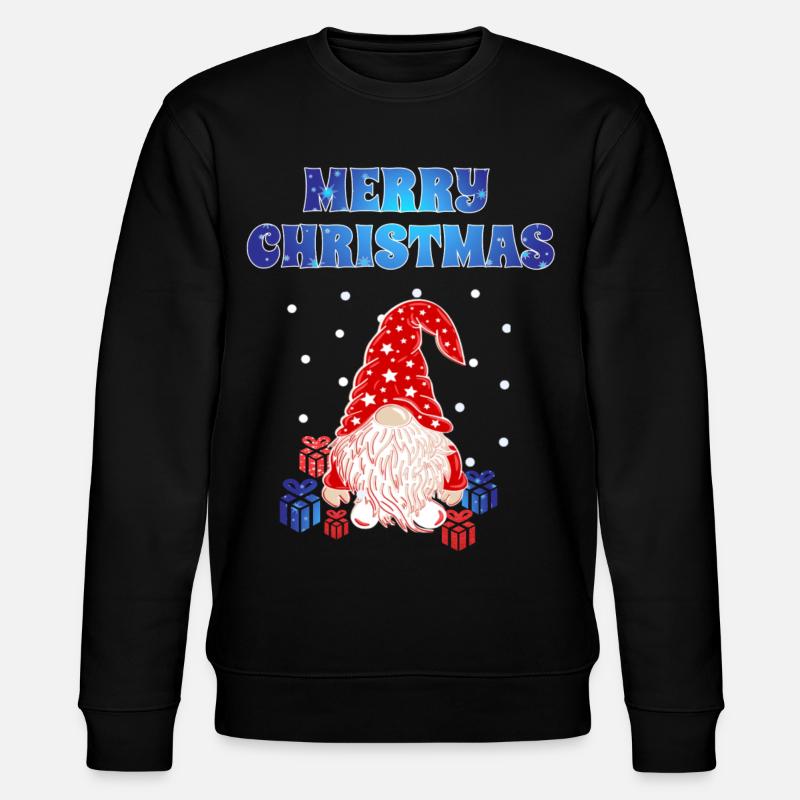 Gnome de Noël - Sweat bio CHANGER Stanley/Stella Unisexe - noir