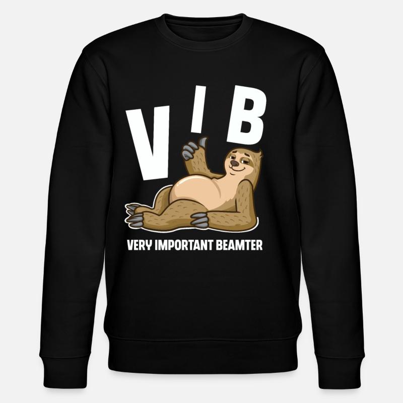 Beamter - Stanley/Stella Unisex Bio-Sweatshirt CHANGER  - Schwarz
