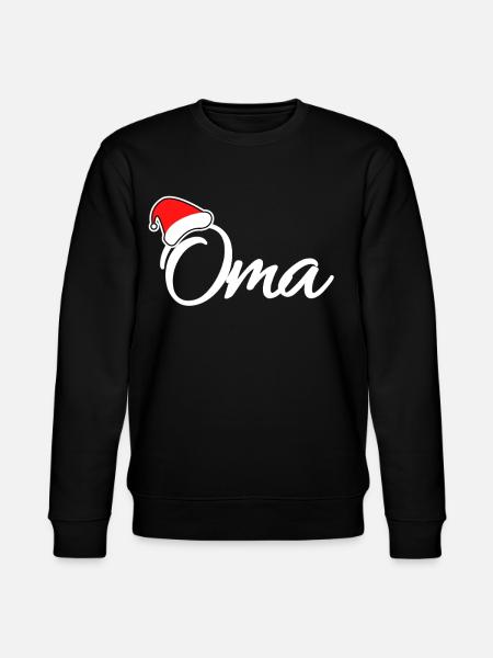 Weihnachten Oma - Stanley/Stella Unisex Bio-Sweatshirt CHANGER - Schwarz