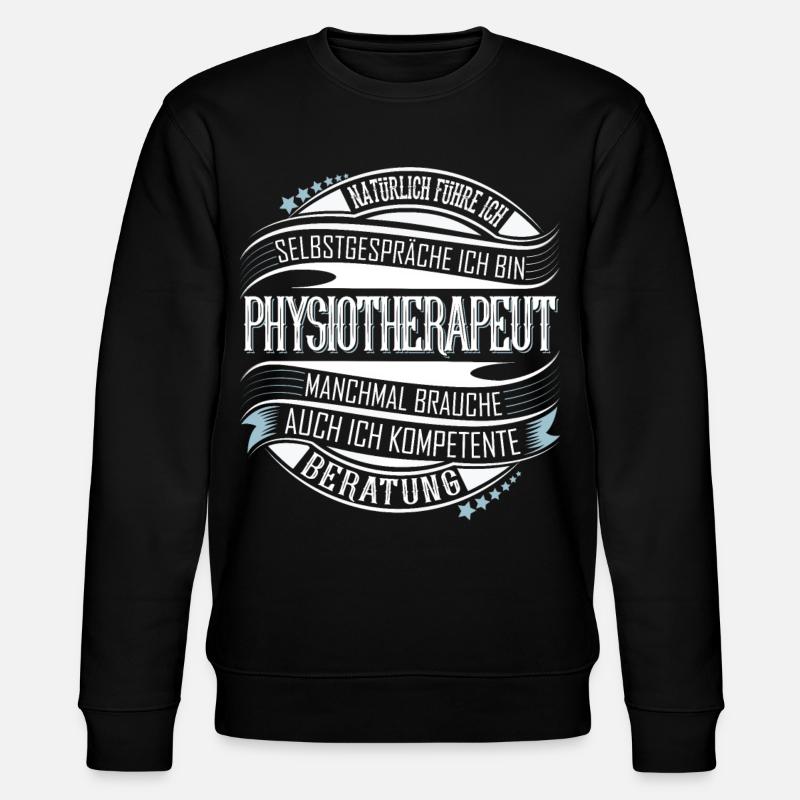 Physiotherapeut - Stanley/Stella Unisex Bio-Sweatshirt CHANGER  - Schwarz