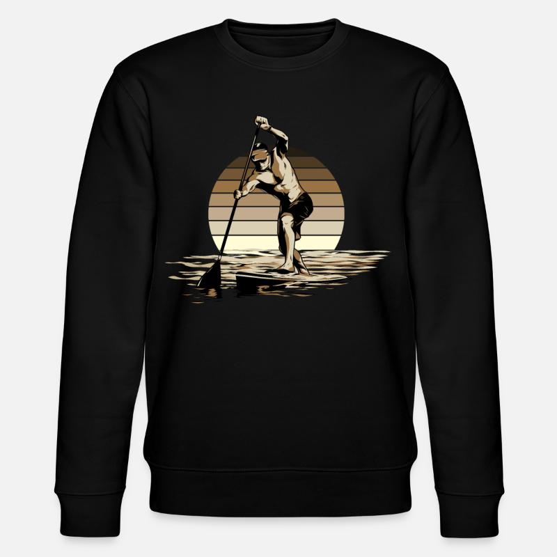 Standup Paddle - SUP - Sweat bio CHANGER Stanley/Stella Unisexe - noir