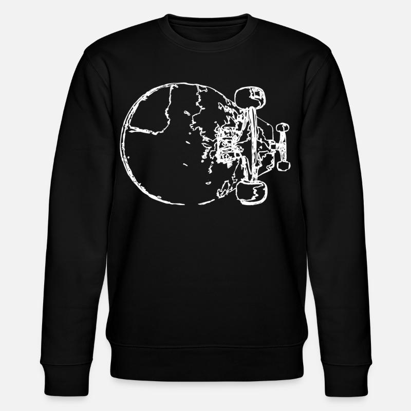 Croquis de skateboard - Sweat bio CHANGER Stanley/Stella Unisexe - noir