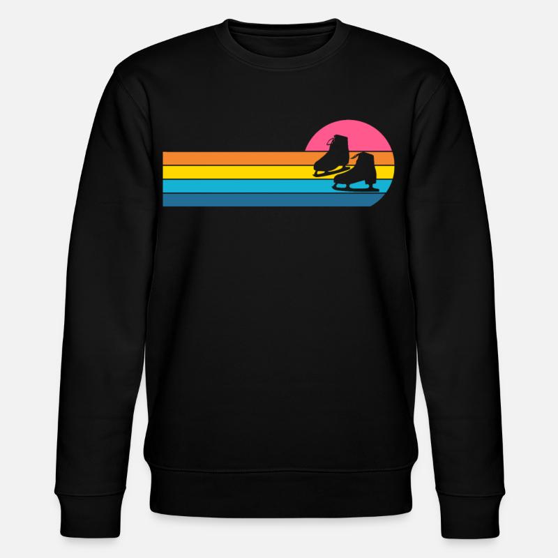 Schlittschuh - Stanley/Stella Unisex Bio-Sweatshirt CHANGER  - Schwarz