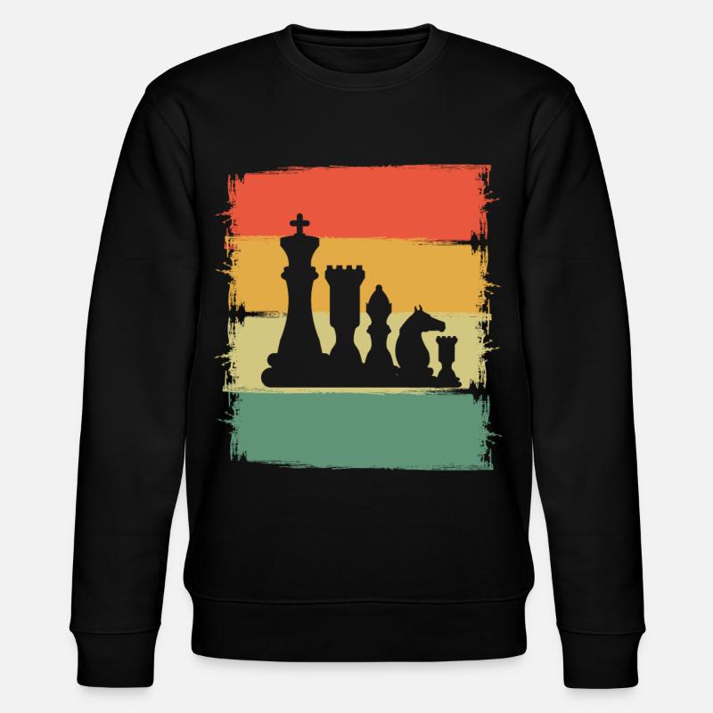 Schach - Stanley/Stella Unisex Bio-Sweatshirt CHANGER  - Schwarz