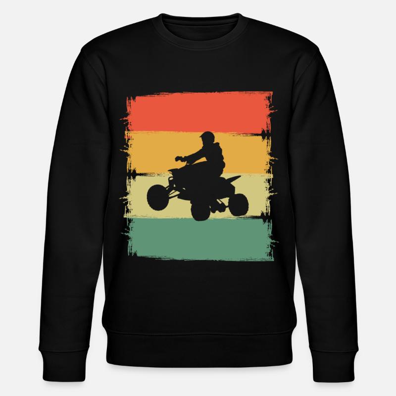 Quad - Stanley/Stella Unisex Bio-Sweatshirt CHANGER  - Schwarz