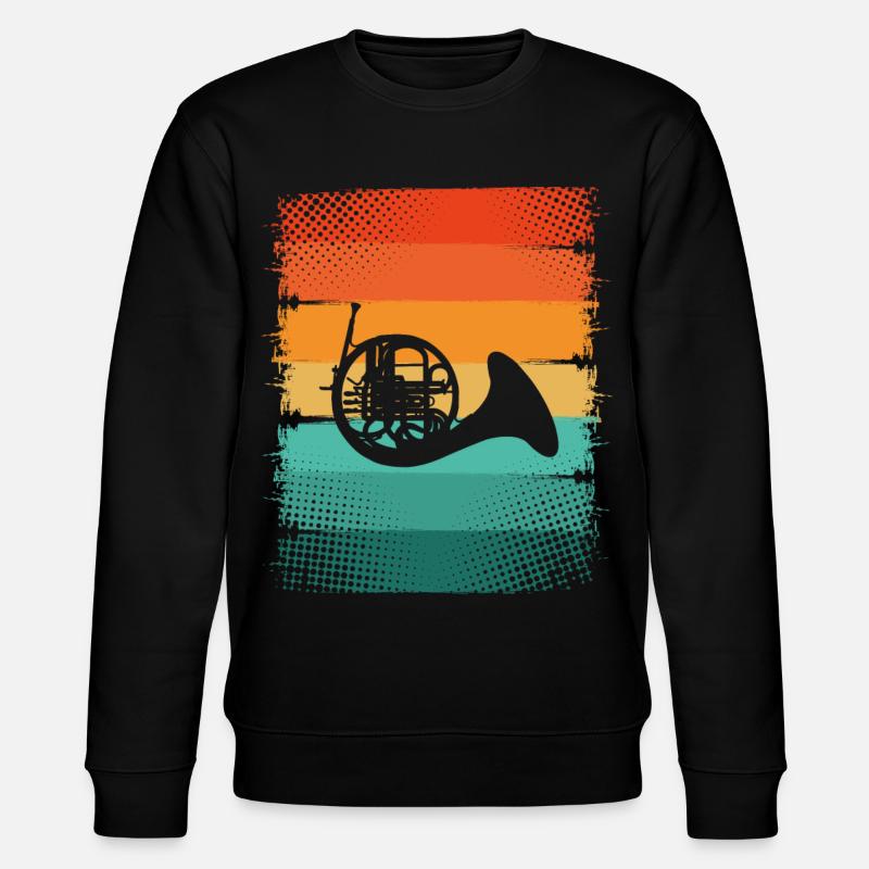 Bugle - Stanley/Stella CHANGER Unisex Organic Sweatshirt - black